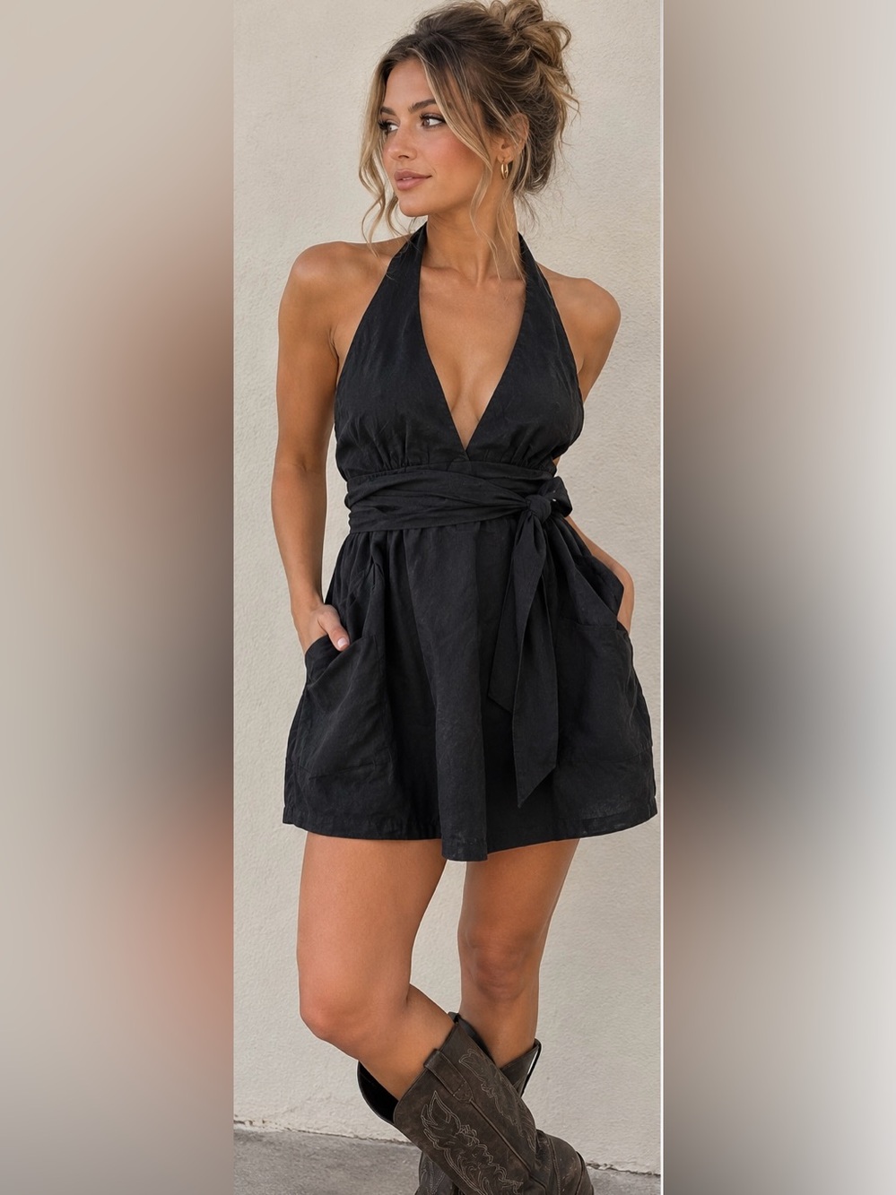 Camilla and Marc Silk Linen Dress